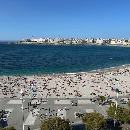 Piso Con Vistas A La Playa De Riazor Apartment A Coruna Ngoại thất bức ảnh